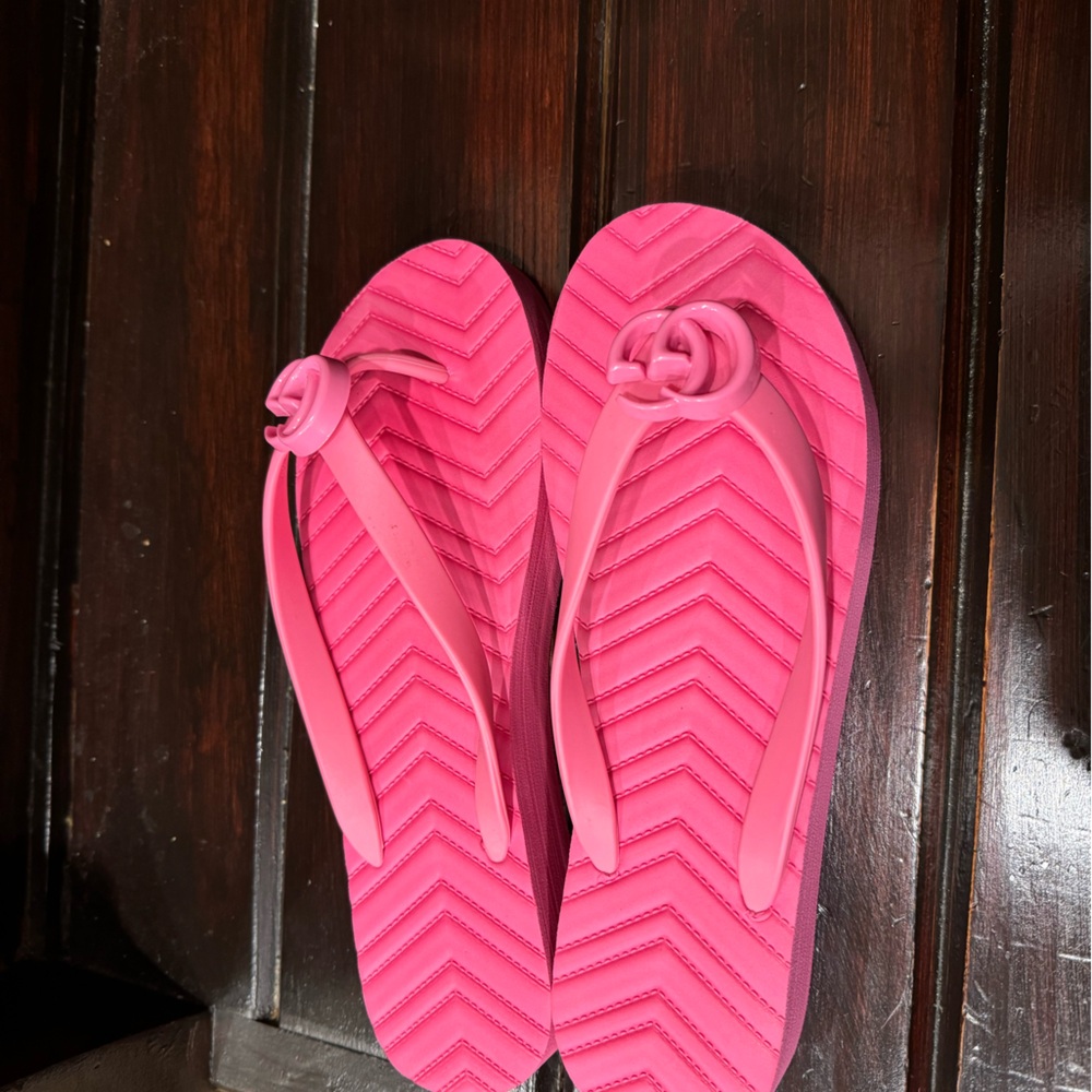 NEW GUCCI FLIP FLOPS MARMONT GG LOGO SIZE 41/42